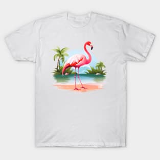 Cool Flamingo T-Shirt